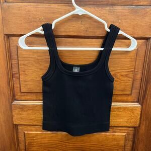 Rock N Rags Women's Black Tank Top Real Love One size NWT's